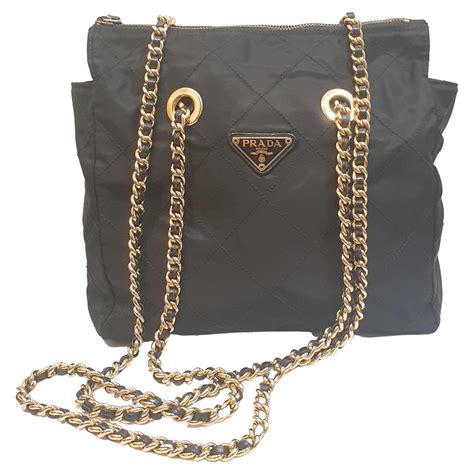 best prada nylon bag|prada nylon shoulder bag chain.